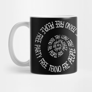 Free Partie Spiral Tekno Mug